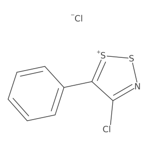 4-Chloro-5-phenyl-[1,2,3]dithiazol-2-ylium结构式