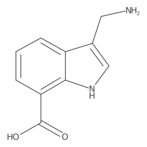 3-(Aminomethyl)-1H-indole-7-carboxylic acid Structure
