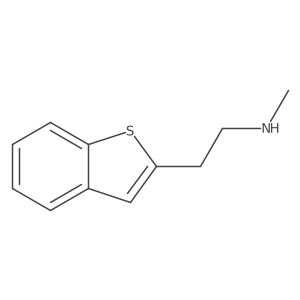 2-(Benzo[b]thiophen-2-yl)-N-methylethan-1-amine结构式