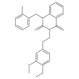 3-(3,4-dimethoxyphenethyl)-1-(2-methylbenzyl)pyrido[3,2-d]pyrimidine-2,4(1H,3H)-dione Structure