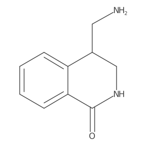 4-(Aminomethyl)-1,2,3,4-tetrahydroisoquinolin-1-one结构式