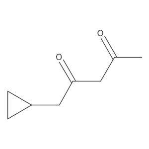 1-Cyclopropylpentane-2,4-dione Structure