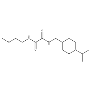 N1-((1-isopropylpiperidin-4-yl)methyl)-N2-(2-methoxyethyl)oxalamide Structure