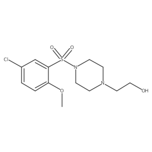 2-(4-((5-Chloro-2-methoxyphenyl)sulfonyl)piperazin-1-yl)ethanol结构式
