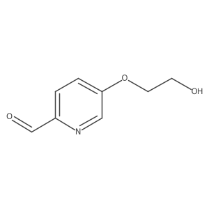 5-(2-Hydroxyethoxy)picolinaldehyde Structure