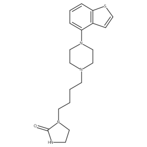 1-[4-[4-(1-Benzothiophen-4-yl)piperazin-1-yl]butyl]imidazolidin-2-one Structure