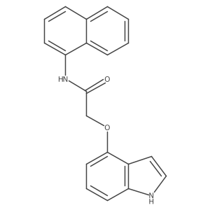 2-(1H-indol-4-yloxy)-N-(naphthalen-1-yl)acetamide Structure