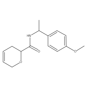2H-Pyran-2-carboxamide, 3,6-dihydro-N-[1-(4-methoxyphenyl)ethyl]-, [S-(R*,S*)]- Structure