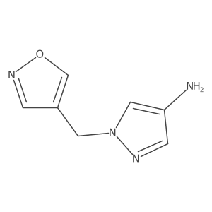 1-[(1,2-oxazol-4-yl)methyl]-1H-pyrazol-4-amine Structure