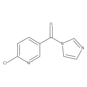 (6-Chloropyridin-3-yl)(1h-imidazol-1-yl)methanone结构式