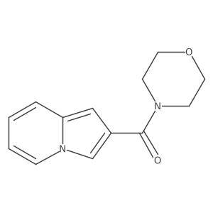 2-(Morpholine-4-carbonyl)indolizine Structure