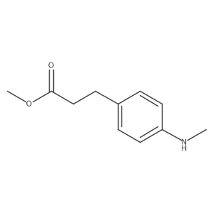 Methyl 3-[4-(methylamino)phenyl]propanoate Structure