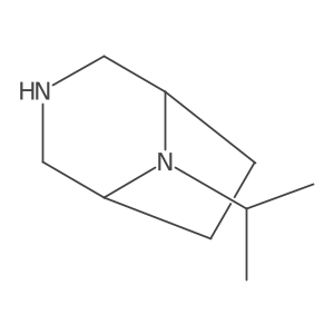 8-Isopropyl-3,8-diazabicyclo[3.2.1]octane结构式