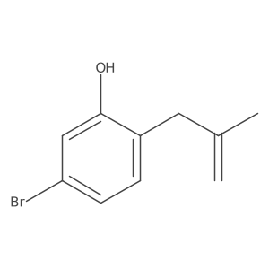 5-Bromo-2-(2-methyl-2-propen-1-yl)phenol结构式