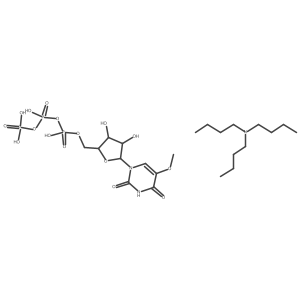 5-Methoxyuridine 5'-triphosphate xtributylamine salt结构式