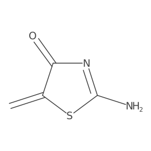 2-Amino-5-methylene-thiazol-4-one结构式