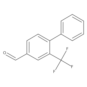 4-Formyl-2-(trifluoromethyl)biphenyl Structure