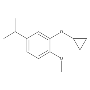 2-Cyclopropoxy-4-isopropyl-1-methoxybenzene Structure
