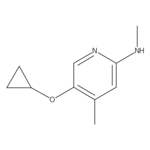 5-Cyclopropoxy-N,4-dimethylpyridin-2-amine结构式