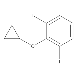 2-Cyclopropoxy-1,3-diiodobenzene Structure