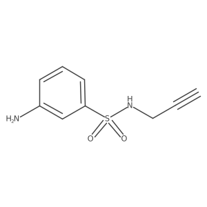 3-Amino-N-2-propyn-1-ylbenzenesulfonamide Structure