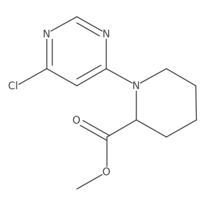 Methyl 1-(6-chloropyrimidin-4-yl)piperidine-2-carboxylate Structure