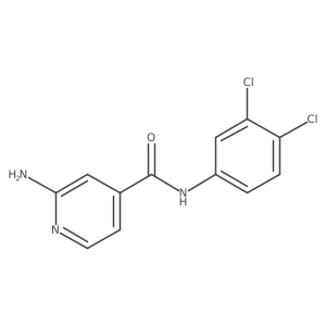 2-amino-N-(3,4-dichlorophenyl)pyridine-4-carboxamide Structure