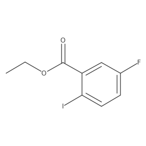 Ethyl 5-fluoro-2-iodobenzoate结构式