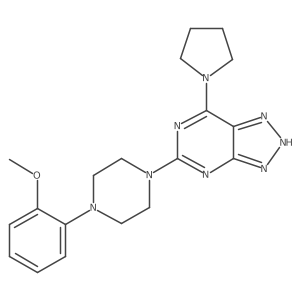 5-(4-(2-methoxyphenyl)piperazin-1-yl)-7-(pyrrolidin-1-yl)-3H-[1,2,3]triazolo[4,5-d]pyrimidine Structure