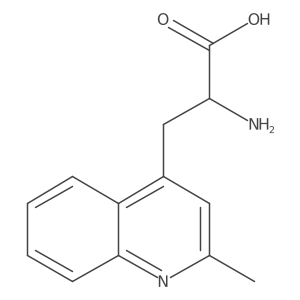 (2S)-2-amino-3-(2-methylquinolin-4-yl)propanoic acid Structure