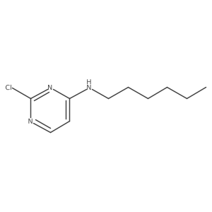 2-chloro-N-hexylpyrimidin-4-amine Structure