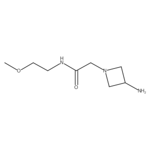 2-(3-aminoazetidin-1-yl)-N-(2-methoxyethyl)acetamide Structure