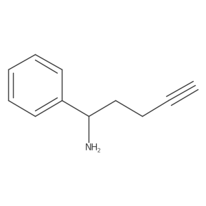 1-Phenylpent-4-yn-1-amine Structure