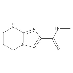 N-Methyl-5,6,7,8-tetrahydroimidazo[1,2-a]pyrimidine-2-carboxamide结构式