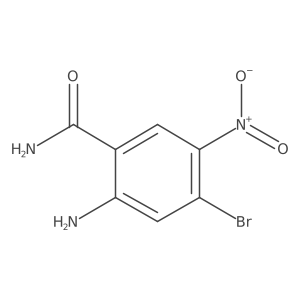 2-Amino-4-bromo-5-nitrobenzamide Structure