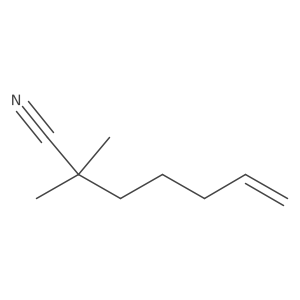 2,2-Dimethylhept-6-enenitrile结构式