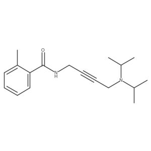 N-[4-(diisopropylamino)but-2-ynyl]-2-methyl-benzamide Structure