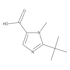 2-Tert-butyl-3-methylimidazole-4-carboxylic acid Structure