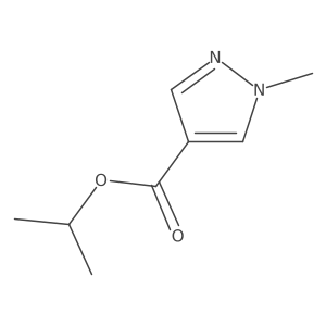 Isopropyl 1-methyl-1H-pyrazole-4-carboxylate结构式