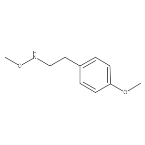 Benzeneethanamine, N,4-dimethoxy- Structure