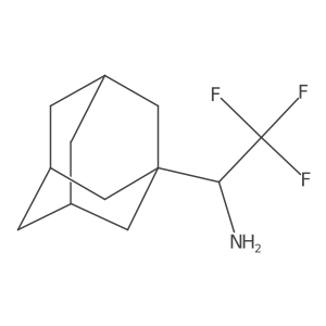 1-(Adamantan-1-yl)-2,2,2-trifluoroethanamine结构式