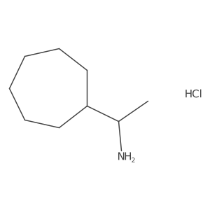 (1R)-1-cycloheptylethan-1-amine hydrochloride Structure