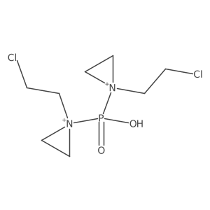 1,1'-Phosphinicobis[1-(2-chloroethyl)aziridinium]结构式