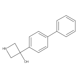 3-(4-Phenylphenyl)azetidin-3-ol Structure