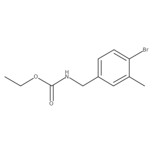 Carbamic acid, [(4-bromo-3-methylphenyl)methyl]-, ethyl ester结构式