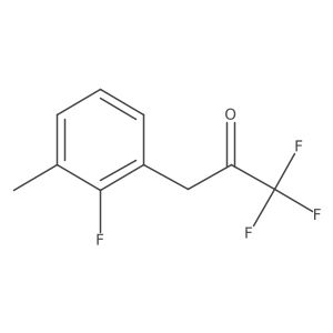 1,1,1-Trifluoro-3-(2-fluoro-3-methylphenyl)propan-2-one Structure