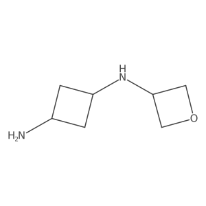 N1-(oxetan-3-yl)cyclobutane-1,3-diamine Structure