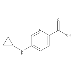 2-Pyridinecarboxylic acid, 5-(cyclopropylamino)-结构式