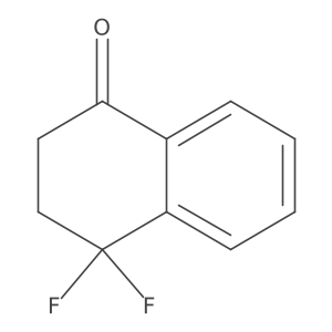 4,4-Difluoro-2,3-dihydronaphthalen-1-one结构式