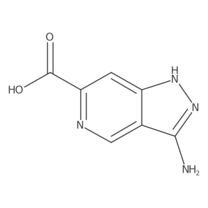 3-Amino-1H-pyrazolo[4,3-c]pyridine-6-carboxylic acid结构式